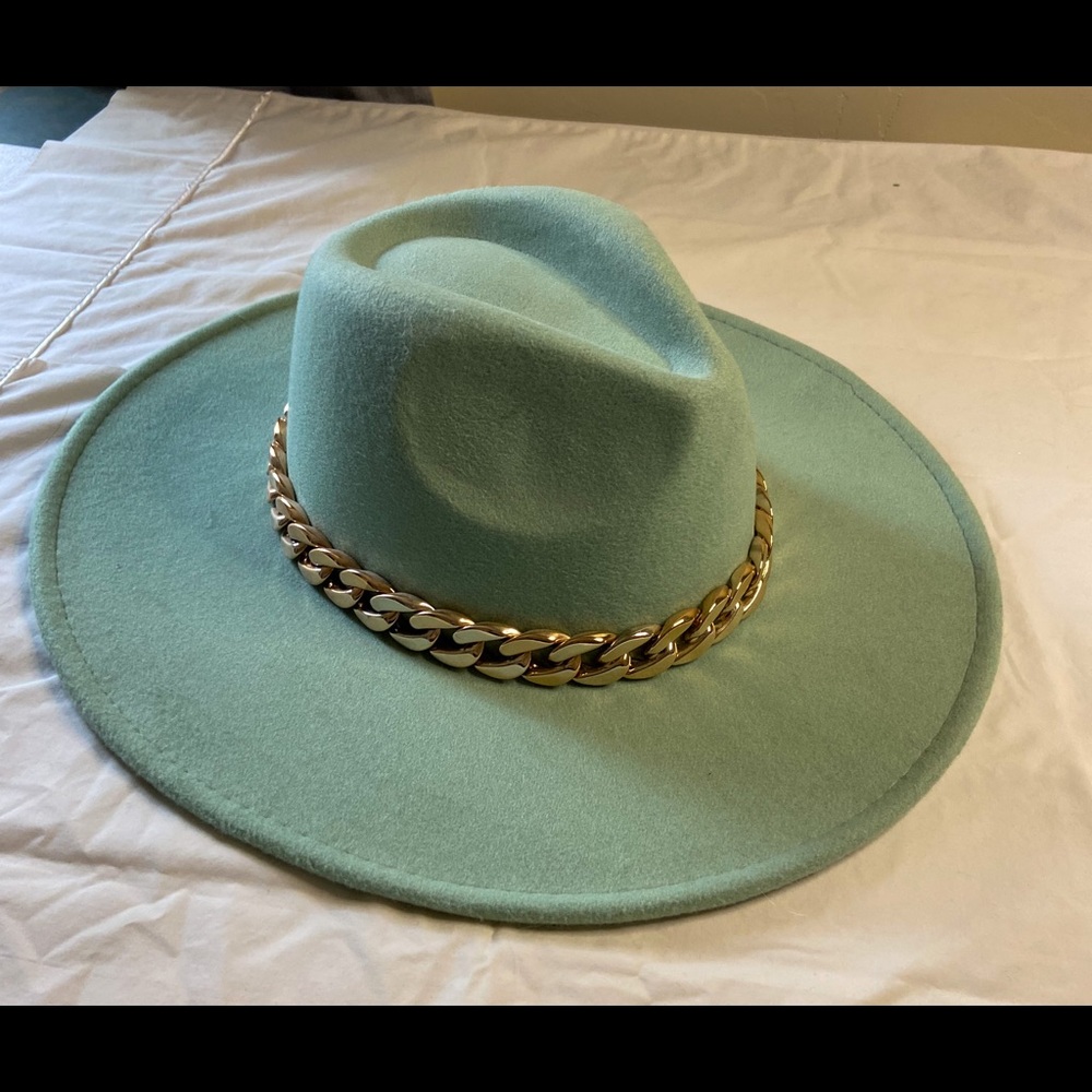 Tiffany blue hat